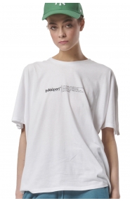 ΓΥΝΑΙΚΕΙΟ OVERSIZED T-SHIRT ΜΕ ΚΟΨΙΜΑΤΑ