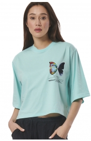 ΓΥΝΑΙΚΕΙΟ ΦΑΡΔΥ T-SHIRT ΜΕ ΤΥΠΩΜΑ