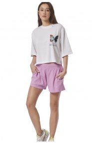 ΓΥΝΑΙΚΕΙΟ ΦΑΡΔΥ T-SHIRT ΜΕ ΤΥΠΩΜΑ