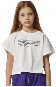ΠΑΙΔΙΚΟ CROPPED T-SHIRT ΓΙΑ ΚΟΡΙΤΣΙΑ