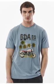 ΒΑΜΒΑΚΕΡΟ T-SHIRT ΜΕ ΣΧΕΔΙΟ