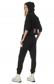 ΓΥΝΑΙΚΕΙΟ YOGA CROPPED ΦΟΥΤΕΡ ΜΕ ΚΟΥΚΟΥΛΑ