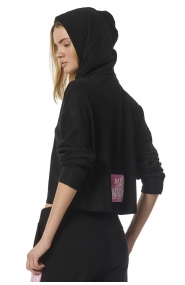 ΓΥΝΑΙΚΕΙΟ YOGA CROPPED ΦΟΥΤΕΡ ΜΕ ΚΟΥΚΟΥΛΑ