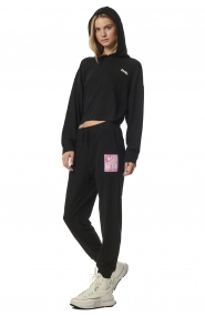 ΓΥΝΑΙΚΕΙΟ YOGA CROPPED ΦΟΥΤΕΡ ΜΕ ΚΟΥΚΟΥΛΑ