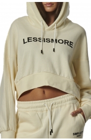 ΓΥΝΑΙΚΕΙΟ OVERSIZED CROPPED ΦΟΥΤΕΡ ΜΕ ΚΟΥΚΟΥΛΑ