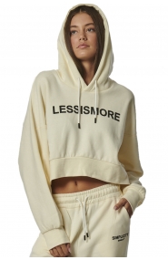ΓΥΝΑΙΚΕΙΟ OVERSIZED CROPPED ΦΟΥΤΕΡ ΜΕ ΚΟΥΚΟΥΛΑ