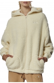 ΓΥΝΑΙΚΕΙΑ OVERSIZED SHERPA ΖΑΚΕΤΑ ΜΕ ΚΟΥΚΟΥΛΑ
