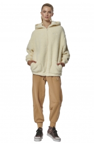 ΓΥΝΑΙΚΕΙΑ OVERSIZED SHERPA ΖΑΚΕΤΑ ΜΕ ΚΟΥΚΟΥΛΑ