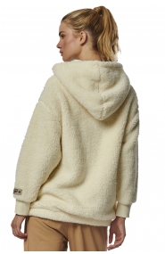 ΓΥΝΑΙΚΕΙΑ OVERSIZED SHERPA ΖΑΚΕΤΑ ΜΕ ΚΟΥΚΟΥΛΑ