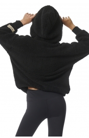 ΓΥΝΑΙΚΕΙΑ OVERSIZED SHERPA ΖΑΚΕΤΑ ΜΕ ΚΟΥΚΟΥΛΑ