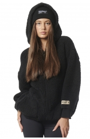 ΓΥΝΑΙΚΕΙΑ OVERSIZED SHERPA ΖΑΚΕΤΑ ΜΕ ΚΟΥΚΟΥΛΑ