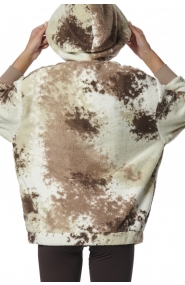 ΓΥΝΑΙΚΕΙΑ OVERSIZED SHERPA ΖΑΚΕΤΑ ΜΕ ΚΟΥΚΟΥΛΑ