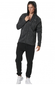 ΑΝΔΡΙΚΗ KNIT FLEECE ΖΑΚΕΤΑ ΜΕ ΚΟΥΚΟΥΛΑ