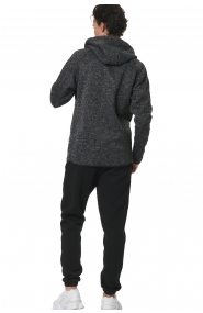 ΑΝΔΡΙΚΗ KNIT FLEECE ΖΑΚΕΤΑ ΜΕ ΚΟΥΚΟΥΛΑ