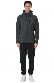 ΑΝΔΡΙΚΗ KNIT FLEECE ΖΑΚΕΤΑ ΜΕ ΚΟΥΚΟΥΛΑ