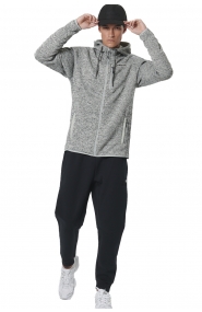 ΑΝΔΡΙΚΗ KNIT FLEECE ΖΑΚΕΤΑ ΜΕ ΚΟΥΚΟΥΛΑ