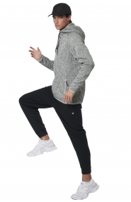 ΑΝΔΡΙΚΗ KNIT FLEECE ΖΑΚΕΤΑ ΜΕ ΚΟΥΚΟΥΛΑ