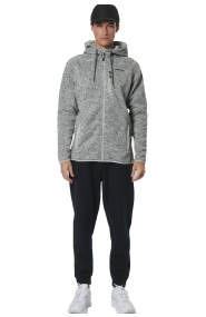 ΑΝΔΡΙΚΗ KNIT FLEECE ΖΑΚΕΤΑ ΜΕ ΚΟΥΚΟΥΛΑ