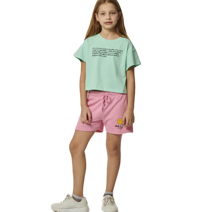 ΠΑΙΔΙΚΟ CROPPED T-SHIRT ΓΙΑ ΚΟΡΙΤΣΙΑ
