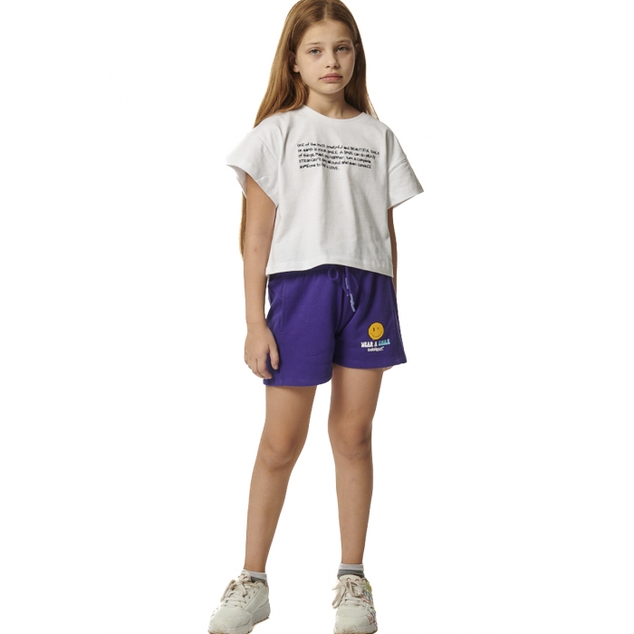 ΠΑΙΔΙΚΟ CROPPED T-SHIRT ΓΙΑ ΚΟΡΙΤΣΙΑ