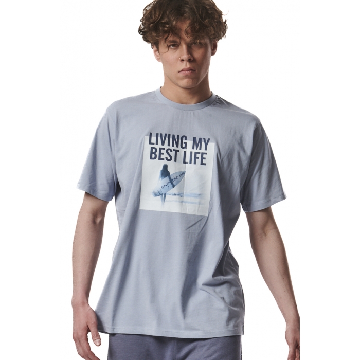 ΑΝΔΡΙΚΟ LIFESTYLE T-SHIRT ΜΕ ΤΥΠΩΜΑ