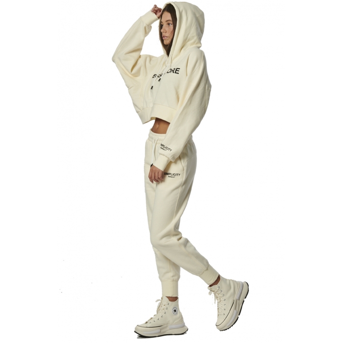 ΓΥΝΑΙΚΕΙΟ OVERSIZED CROPPED ΦΟΥΤΕΡ ΜΕ ΚΟΥΚΟΥΛΑ