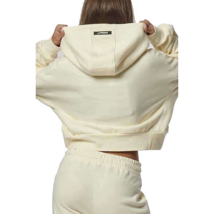 ΓΥΝΑΙΚΕΙΟ OVERSIZED CROPPED ΦΟΥΤΕΡ ΜΕ ΚΟΥΚΟΥΛΑ