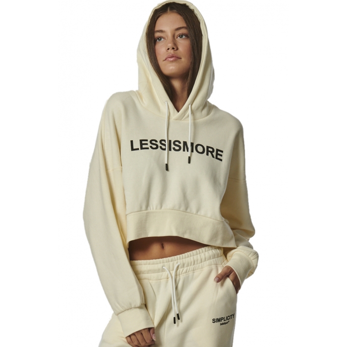 ΓΥΝΑΙΚΕΙΟ OVERSIZED CROPPED ΦΟΥΤΕΡ ΜΕ ΚΟΥΚΟΥΛΑ