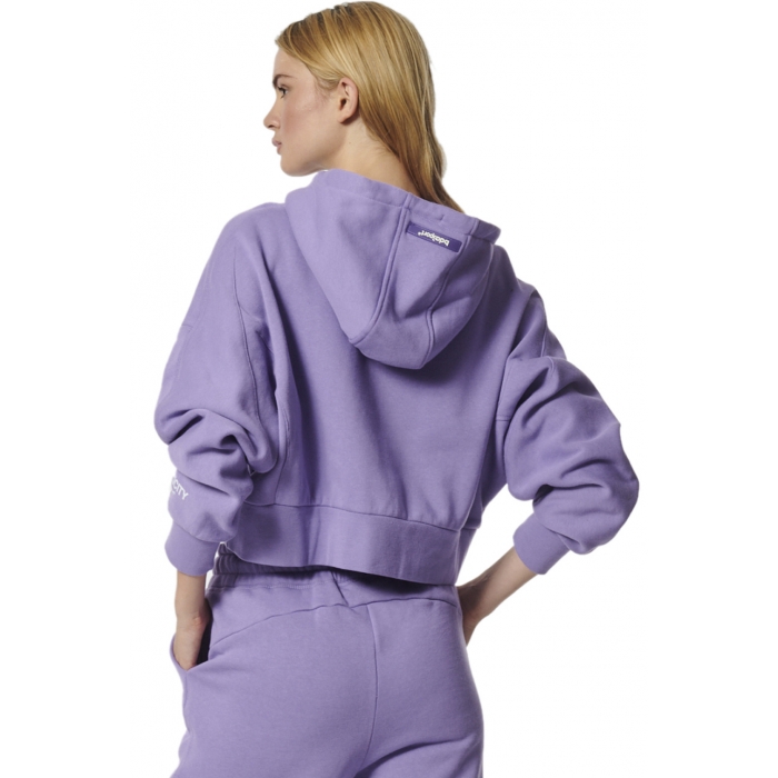 ΓΥΝΑΙΚΕΙΟ OVERSIZED CROPPED ΦΟΥΤΕΡ ΜΕ ΚΟΥΚΟΥΛΑ