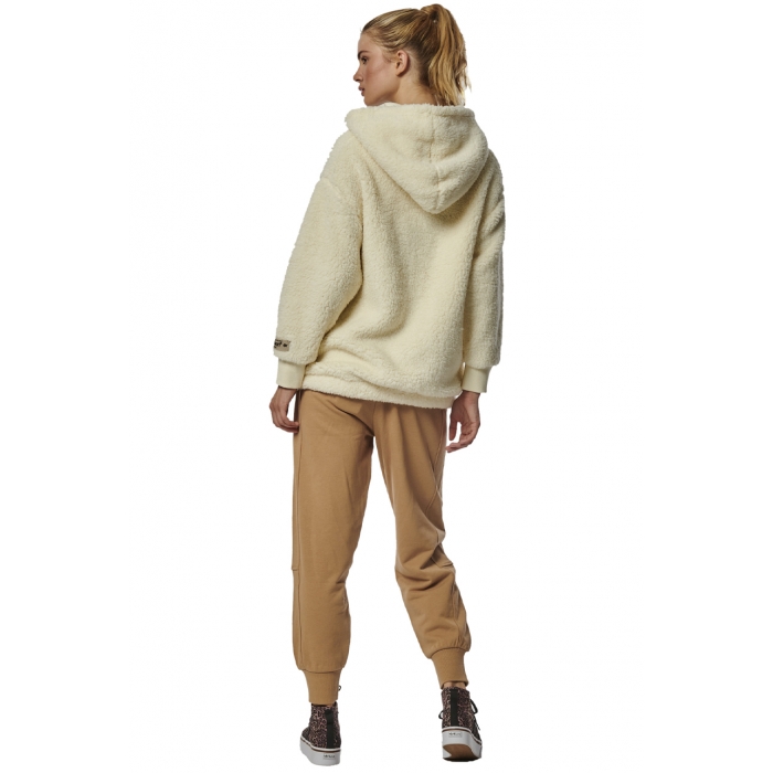 ΓΥΝΑΙΚΕΙΑ OVERSIZED SHERPA ΖΑΚΕΤΑ ΜΕ ΚΟΥΚΟΥΛΑ
