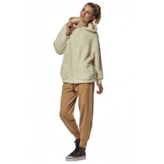 ΓΥΝΑΙΚΕΙΑ OVERSIZED SHERPA ΖΑΚΕΤΑ ΜΕ ΚΟΥΚΟΥΛΑ