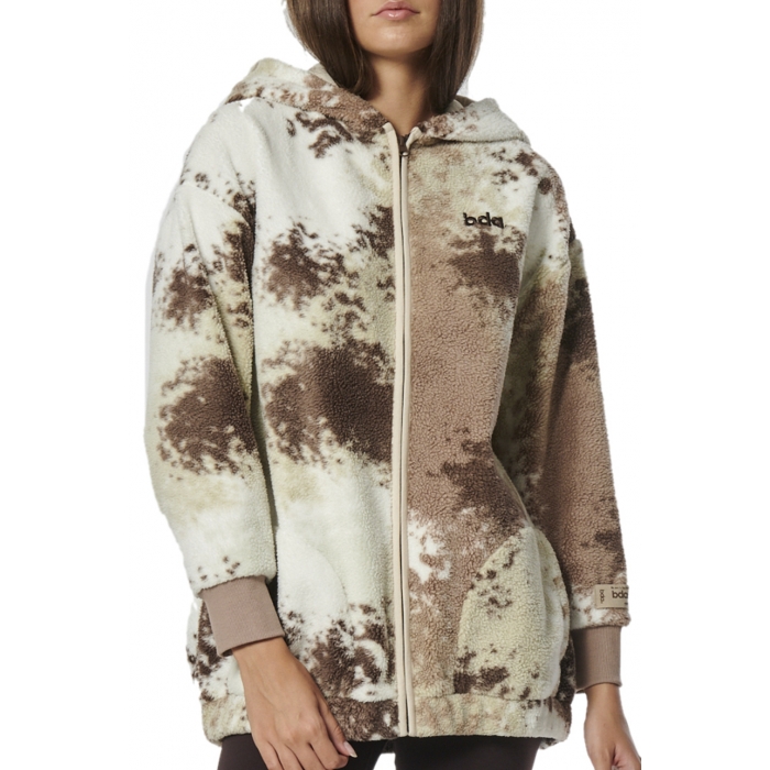 ΓΥΝΑΙΚΕΙΑ OVERSIZED SHERPA ΖΑΚΕΤΑ ΜΕ ΚΟΥΚΟΥΛΑ