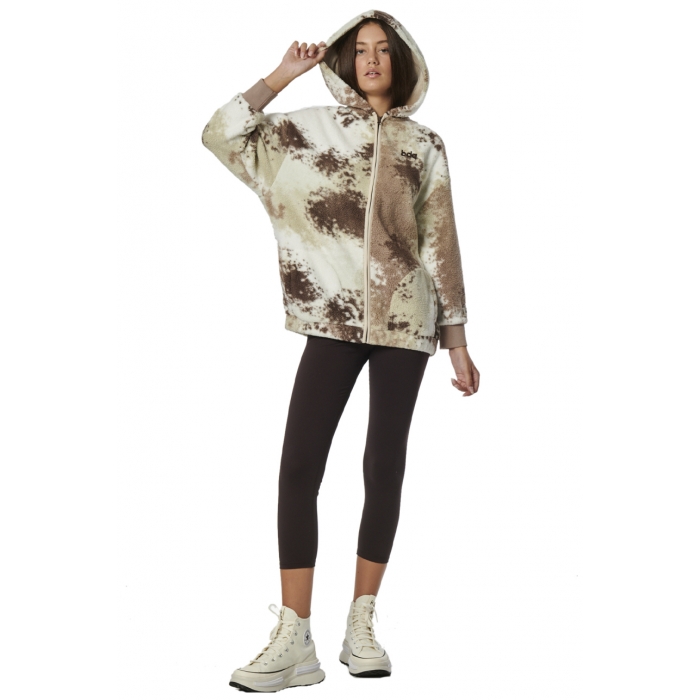 ΓΥΝΑΙΚΕΙΑ OVERSIZED SHERPA ΖΑΚΕΤΑ ΜΕ ΚΟΥΚΟΥΛΑ