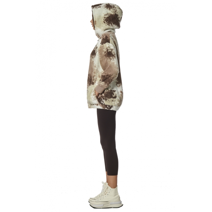 ΓΥΝΑΙΚΕΙΑ OVERSIZED SHERPA ΖΑΚΕΤΑ ΜΕ ΚΟΥΚΟΥΛΑ