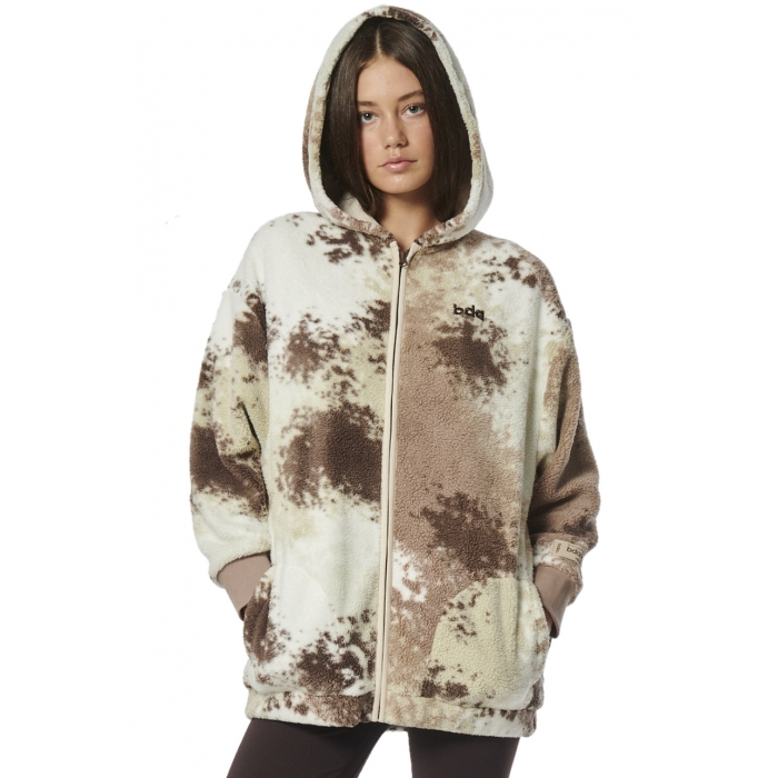 ΓΥΝΑΙΚΕΙΑ OVERSIZED SHERPA ΖΑΚΕΤΑ ΜΕ ΚΟΥΚΟΥΛΑ
