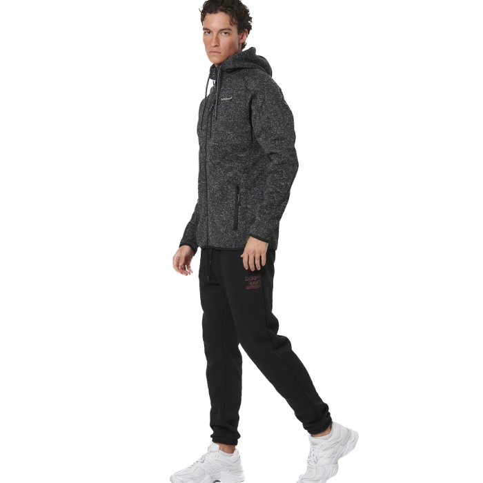 ΑΝΔΡΙΚΗ KNIT FLEECE ΖΑΚΕΤΑ ΜΕ ΚΟΥΚΟΥΛΑ