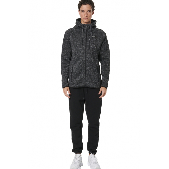 ΑΝΔΡΙΚΗ KNIT FLEECE ΖΑΚΕΤΑ ΜΕ ΚΟΥΚΟΥΛΑ