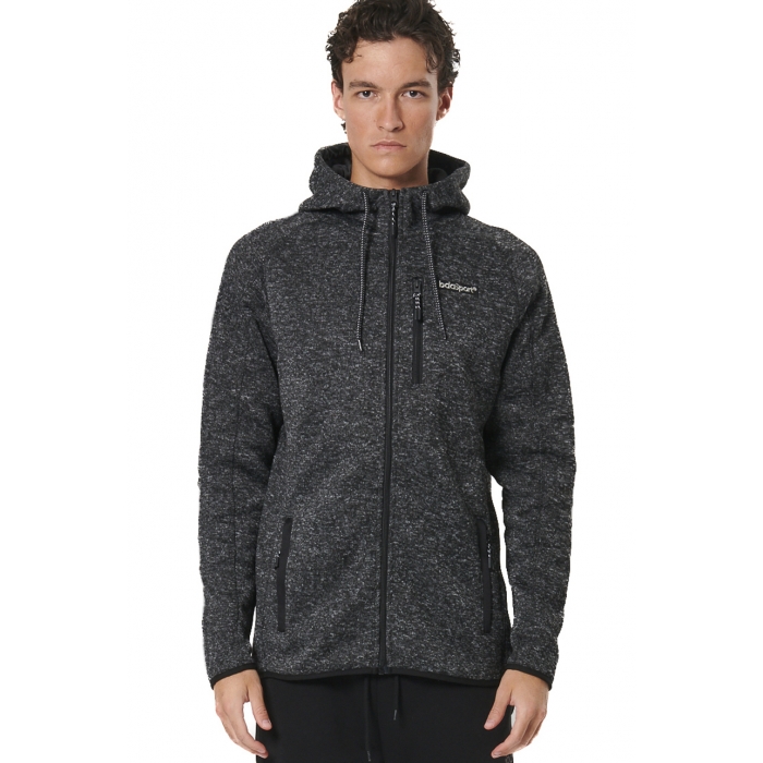 ΑΝΔΡΙΚΗ KNIT FLEECE ΖΑΚΕΤΑ ΜΕ ΚΟΥΚΟΥΛΑ