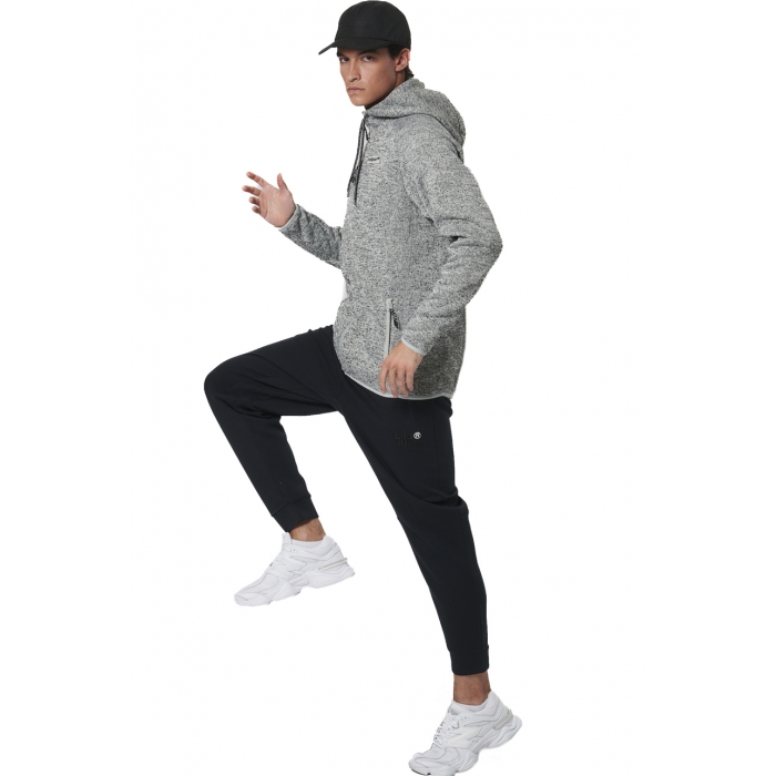 ΑΝΔΡΙΚΗ KNIT FLEECE ΖΑΚΕΤΑ ΜΕ ΚΟΥΚΟΥΛΑ