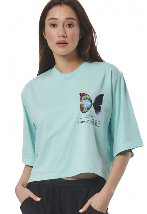 ΓΥΝΑΙΚΕΙΟ ΦΑΡΔΥ T-SHIRT ΜΕ ΤΥΠΩΜΑ