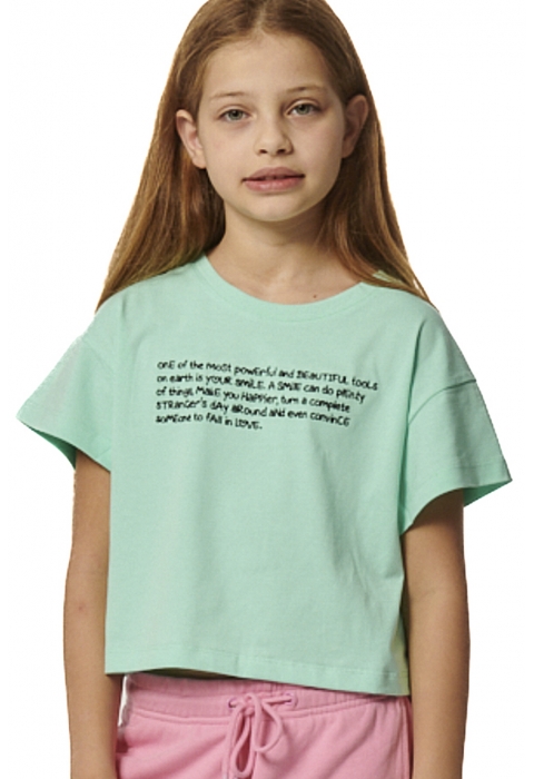 ΠΑΙΔΙΚΟ CROPPED T-SHIRT ΓΙΑ ΚΟΡΙΤΣΙΑ