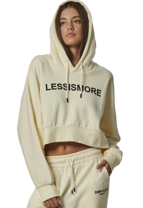 ΓΥΝΑΙΚΕΙΟ OVERSIZED CROPPED ΦΟΥΤΕΡ ΜΕ ΚΟΥΚΟΥΛΑ