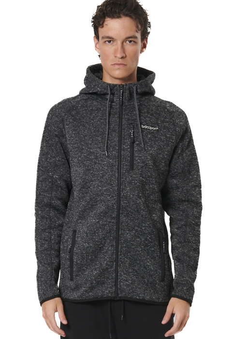ΑΝΔΡΙΚΗ KNIT FLEECE ΖΑΚΕΤΑ ΜΕ ΚΟΥΚΟΥΛΑ