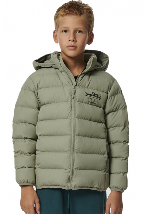 ΠΑΙΔΙΚΟ PUFFER JACKET ΜΕ ΑΠΟΣΠΩΜΕΝΗ ΚΟΥΚΟΥΛΑ ΓΙΑ ΑΓΟΡΙΑ